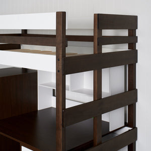 Loft bed ladder for study desk loft bed