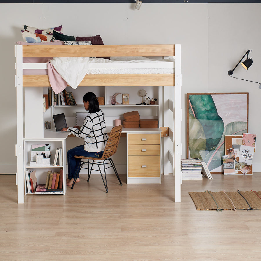 Loft Bed with Corner Desk. Sleep and study solution. – Bunkers.com.au