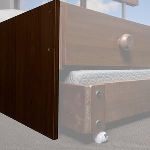 elevation plate attachment to raise under bed drawers