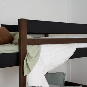 Bunk bed timber safety rails